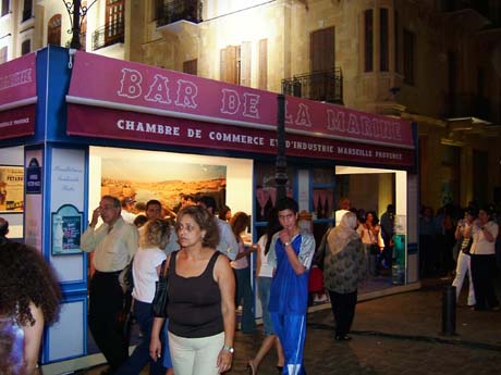 Le stand du Bar de la Marine à "La France Expose"