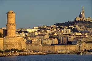 Marseille, Fort Saint Jean et Notre Dame de la Garde