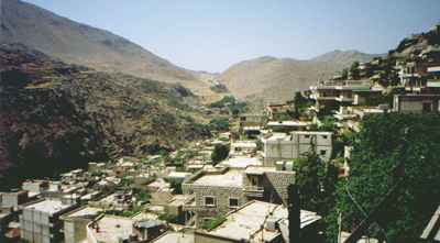 Vue générale du village de Chebaa